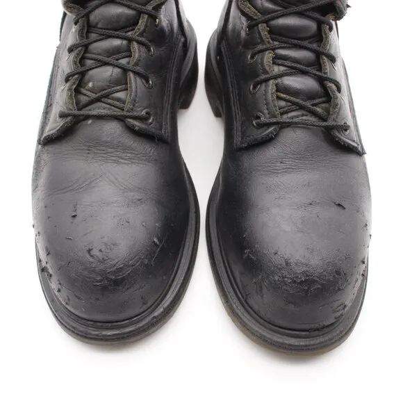 Red Wing 3507 Men’s 9.5 D Supersole 2.0 6” CSA Safety Toe Black Leather Boots