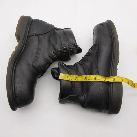 Red Wing 3507 Men’s 9.5 D Supersole 2.0 6” CSA Safety Toe Black Leather Boots