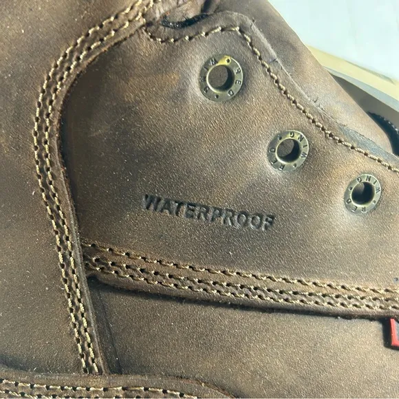 Red Wing 4200 DynaForce Men’s Leather Waterproof Safety Boots Brown Size 8 EE
