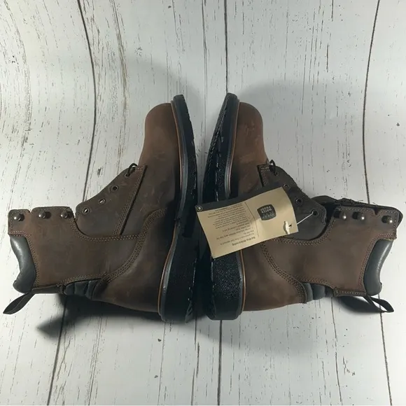 Red Wing 4200 DynaForce Men’s Leather Waterproof Safety Boots Brown Size 8 EE