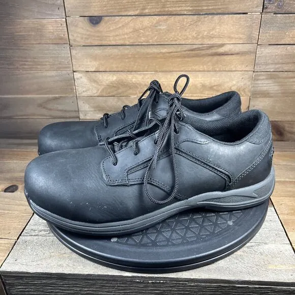 Red Wing 6709 Shoes Men's Size 9 D Safety Steel Toe Work Shoes Black Leather
