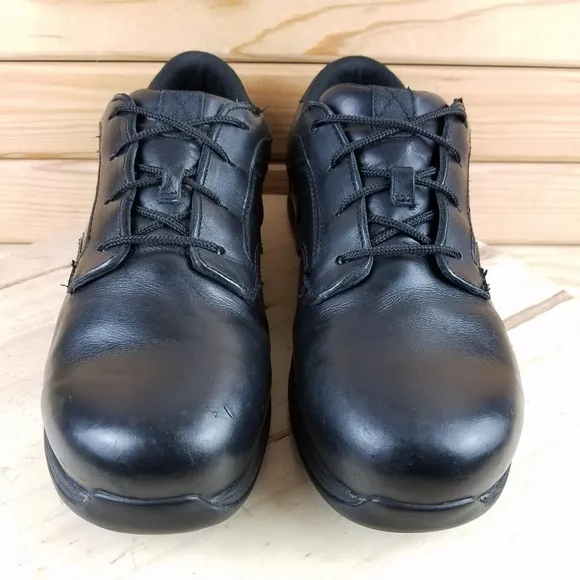 Red Wing 6712 Men's 10M Shoes Black Leather Steel Toe Low Work Oxford SD Lace-up