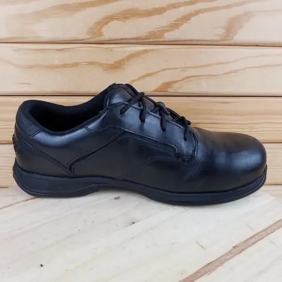 Red Wing 6712 Men's 10M Shoes Black Leather Steel Toe Low Work Oxford SD Lace-up