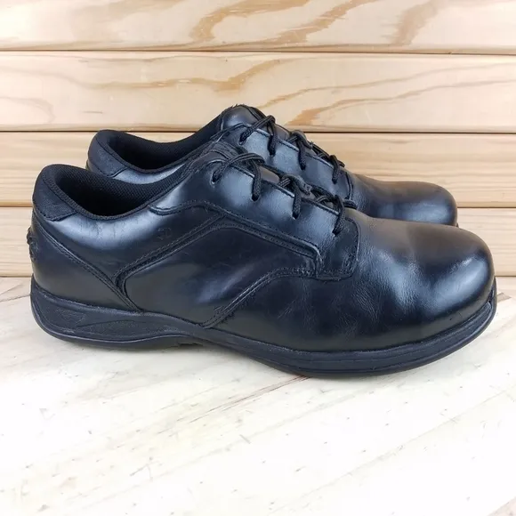 Red Wing 6712 Men's 10M Shoes Black Leather Steel Toe Low Work Oxford SD Lace-up