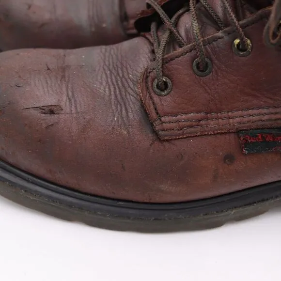 Red Wing Baker Boots 2406 Steel Safety Toe Mens Work Boots 11