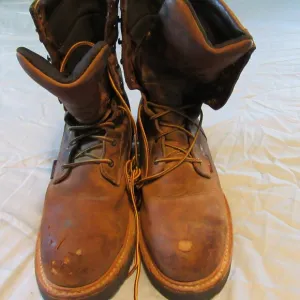 Red Wing Boots Loggermax Men's 9-inch Waterproof Safety Toe Boots Size 9.5
