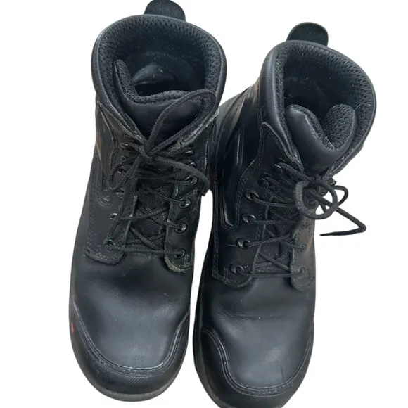 Red Wing Boots Mens 10D Black Style 2407 Safety King Toe ADC 6-Inch