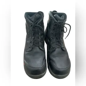 Red Wing Boots Mens 10D Black Style 2407 Safety King Toe ADC 6-Inch