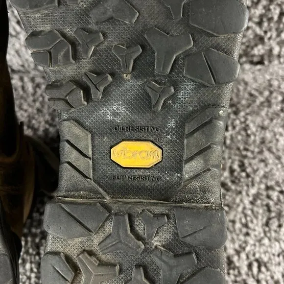 Red Wing Burnside Waterproof Boots Mens 11 Safety Toe Leather Vibram Made in USA