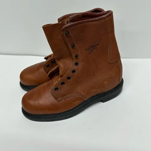 Red Wing Grade 1 Leather Safety Boots with Metatarsal guard