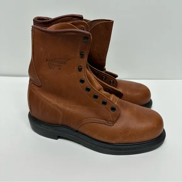 Red Wing Grade 1 Leather Safety Boots with Metatarsal guard