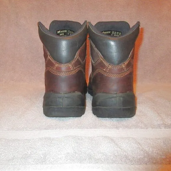 Red Wing Irish Setter Ely Leather Safety Toe Work Boots Size 11.5 EE Waterproof