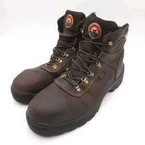 Red‎ Wing Irish Setter (Mens 12) Work Boots Safety Toe Lace Up Brown Waterproof