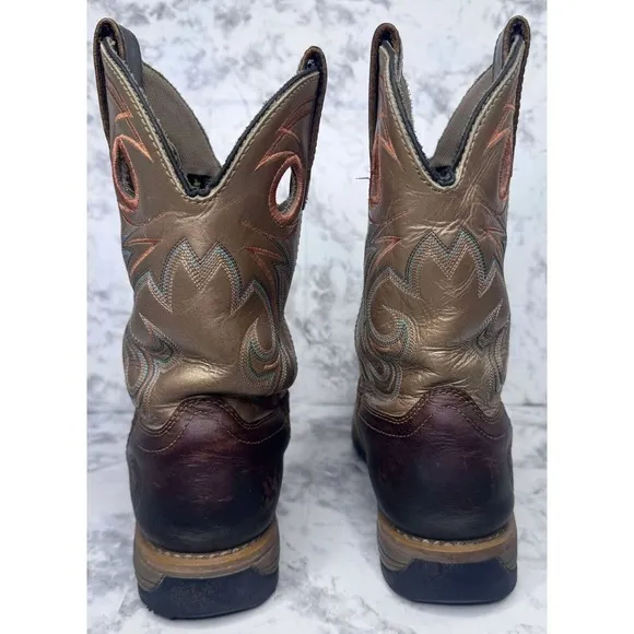 Red‎ Wing Irish Setter Women's Size 9B US Brown Leather Safety Toe Boots 83206