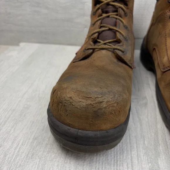 Red Wing King Safety Toe Boots Mens 11.5 Brown Leather Workwear 2240‎ Distressed