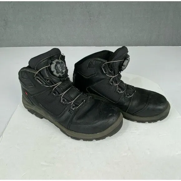 Red Wing Men's Boots Size usa 9.5 D Black Waterproof Safety Toe Hiking Shoe