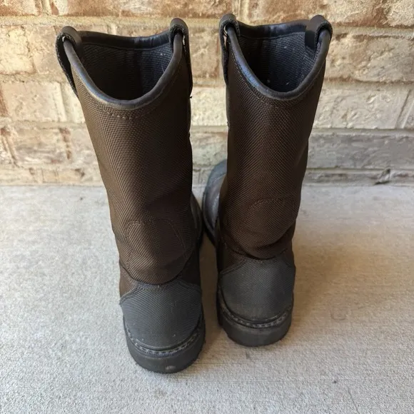 Red Wing Men's Maxbond Pecos 2499 Waterproof Safety Toe Work Boots Sz 9 D Flaw