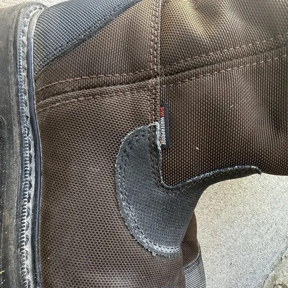 Red Wing Men's Maxbond Pecos 2499 Waterproof Safety Toe Work Boots Sz 9 D Flaw