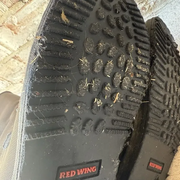 Red Wing Men's Maxbond Pecos 2499 Waterproof Safety Toe Work Boots Sz 9 D Flaw