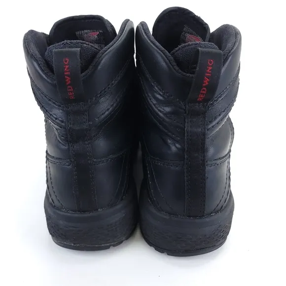 Red Wing OSHA PPE safety construction work boots F2413-18 US Size 10.5 Black