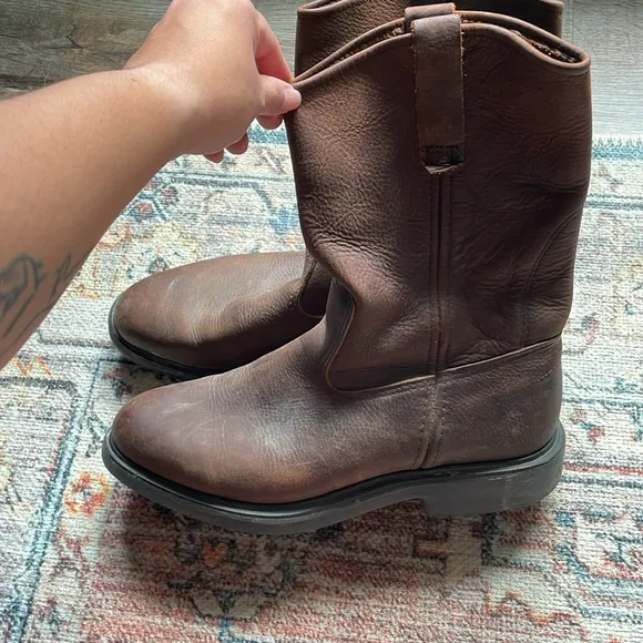 Red Wing pecos safety boots