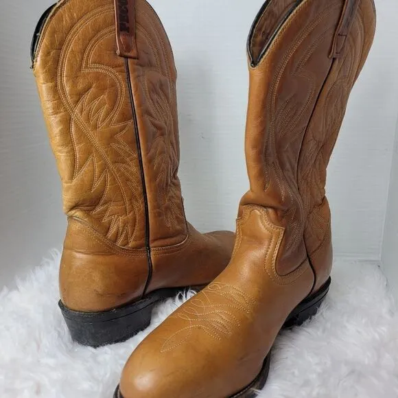 Red Wing Pecos 2282 Mens Size 10 EE Safety Toe Cowboy Western Work Boots