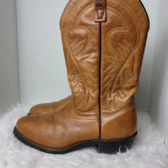Red Wing Pecos 2282 Mens Size 10 EE Safety Toe Cowboy Western Work Boots