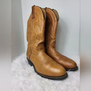 Red Wing Pecos 2282 Mens Size 10 EE Safety Toe Cowboy Western Work Boots