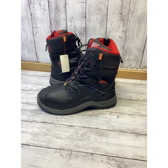 RED WING PETROKING BLACK 8” WORK BOOT Shoes MEN’s Size 10