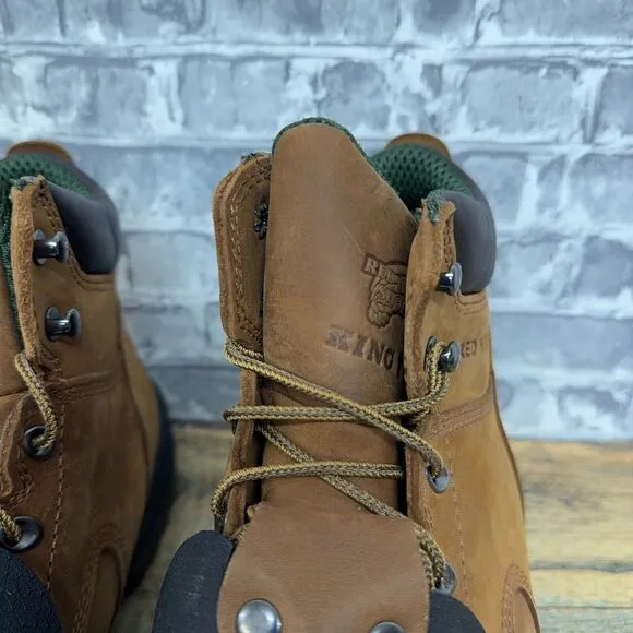 Red Wing Safety Comp Toe Metatarsal Guard Work Boots King Toe 4456 Mens 11 D New