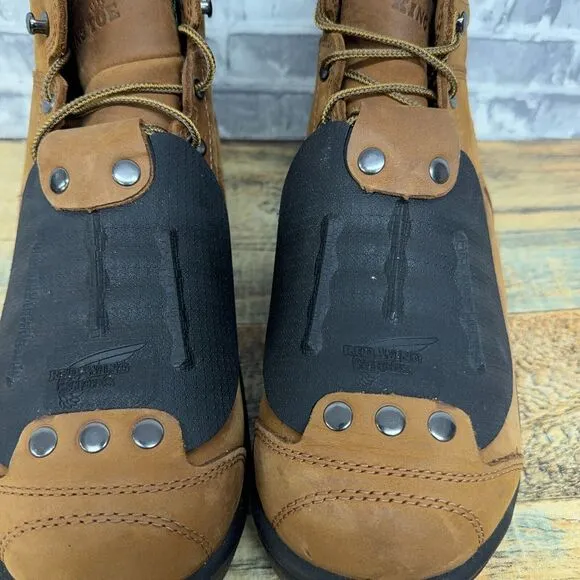 Red Wing Safety Comp Toe Metatarsal Guard Work Boots King Toe 4456 Mens 11 D New