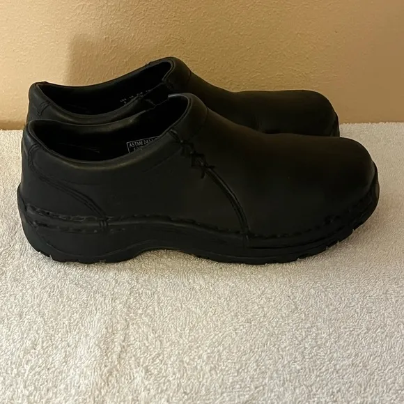 Red wing SD Safety Black Steel Toe Shoes Sz 6