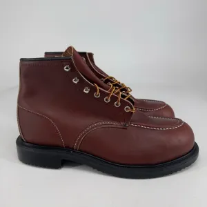 Red Wing Shoes 8249 Steel Toe Work Boot Mens 11.5 EEE Brown Leather Supersole 6&quot;