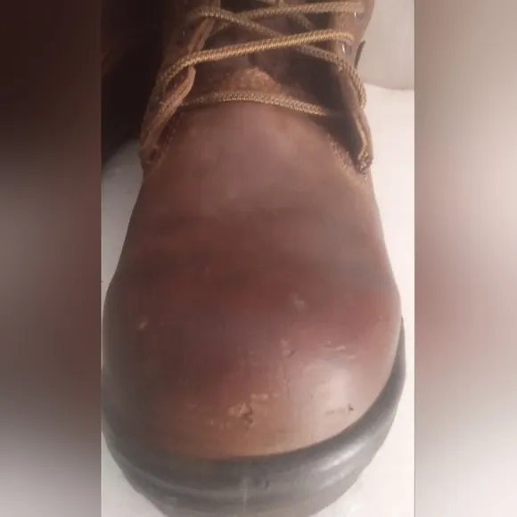 Red Wing Shoes F2413-11 Leather Work Steel Toe Boots Men's Size 11.5B