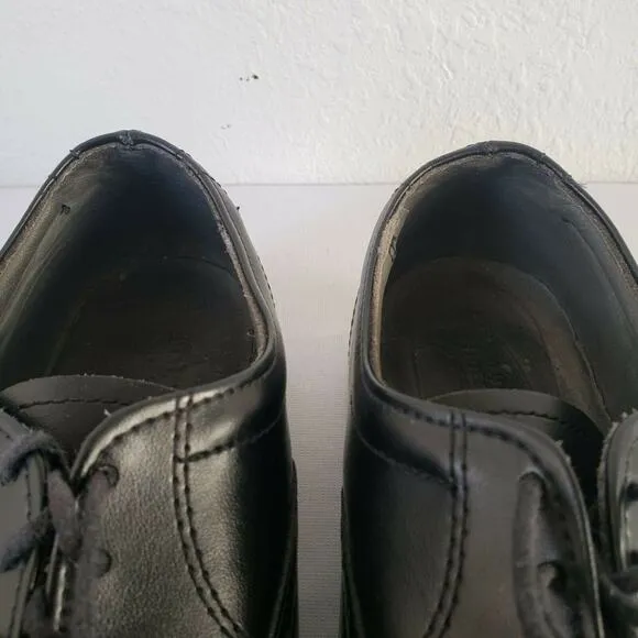 Red Wing Steel Toe Oxford Black Leather Brogue Wingtip Dress Shoe Men Sz 8.5 EE