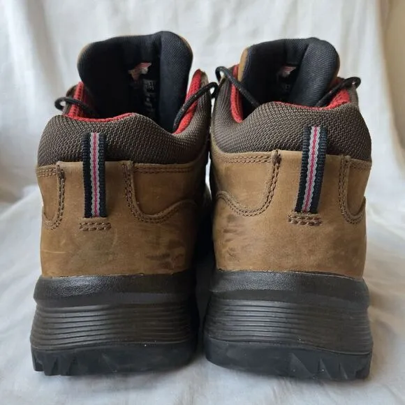 Red Wing TruHiker 6672 Waterproof Steel Safety Toe 3'' Boots Brown Size 14 D