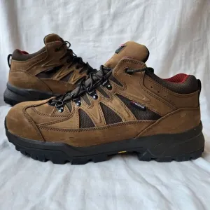Red Wing TruHiker 6672 Waterproof Steel Safety Toe 3'' Boots Brown Size 14 D
