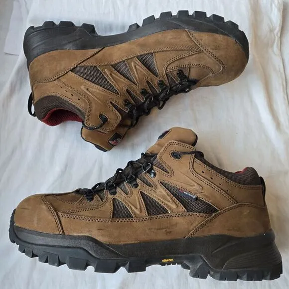 Red Wing TruHiker 6672 Waterproof Steel Safety Toe 3'' Boots Brown Size 14 D