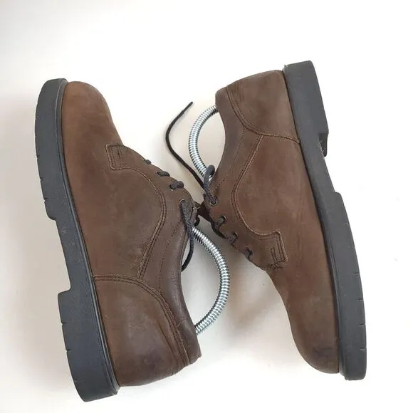 RED WING Women's Brown Leather Lace Up flat Shoes 2383 Size 8B