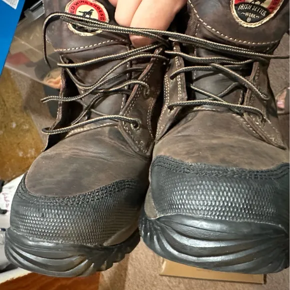 Red Wing Work 6” Two Harbors Safety Boots Size 10