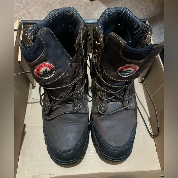 Red Wing Work 6” Two Harbors Safety Boots Size 10