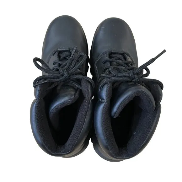 Red Wing Worx Chukka Boots Men's Size 11.5 Black Leather Copper Style Safety Toe