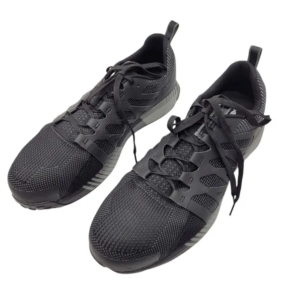 Reebok Fusion Flexweave mens black Work &amp; Safety Shoes sz 11.5 composite toe
