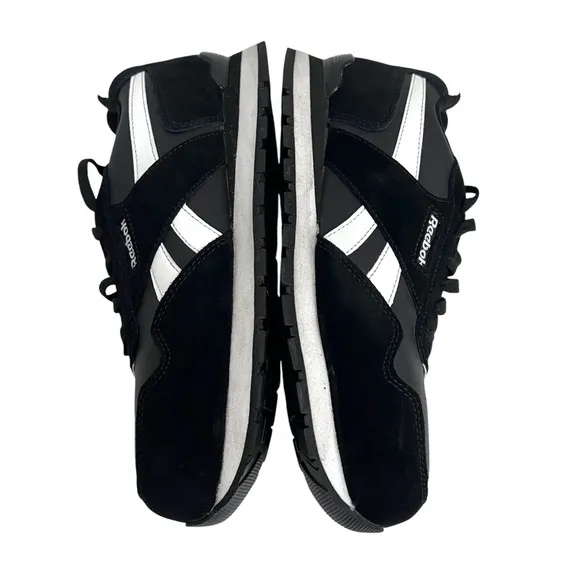 Reebok Harman Work Sneakers Comp Toe Slip Resistant Suede‎ Leather Shoes