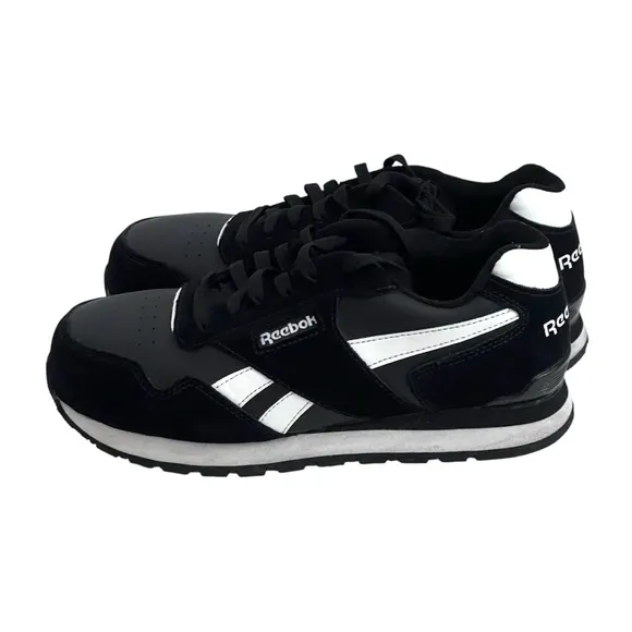 Reebok Harman Work Sneakers Comp Toe Slip Resistant Suede‎ Leather Shoes