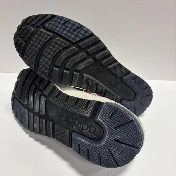Reebok Men’s Run 80’s Grey/Red Sneakers, Size 9.5 M
