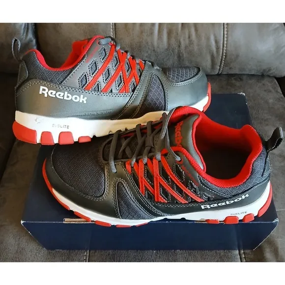 Reebok Men's Sublite Work ASTM STYLE F2413-18 Athletic M/I/C/EH Safety Shoe #785