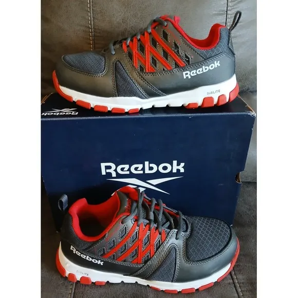 Reebok Men's Sublite Work ASTM STYLE F2413-18 Athletic M/I/C/EH Safety Shoe #785