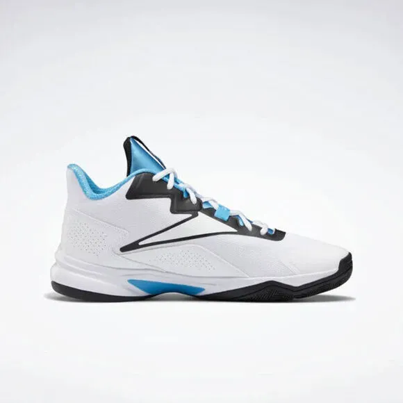 Reebok More Buckets GY9688 Sneakers Mens US 9 White Blue Basketball Shoes EFAS78