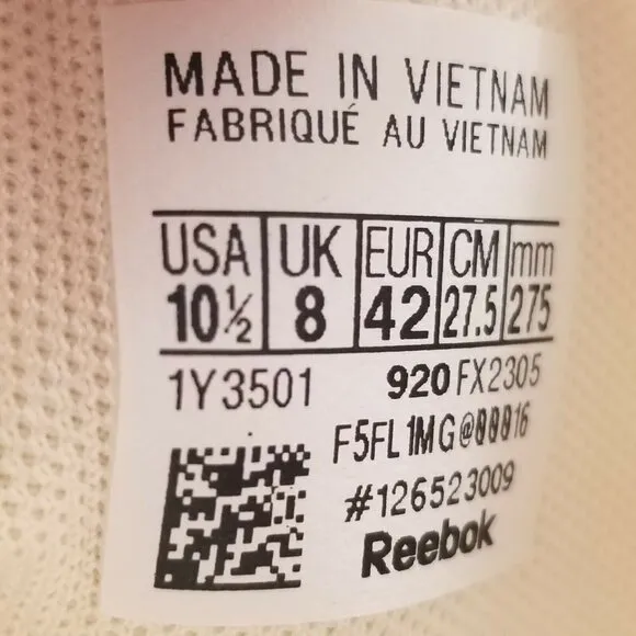 Reebok Womens Royal Techque Peach Sneaker Shoes Size 10.5